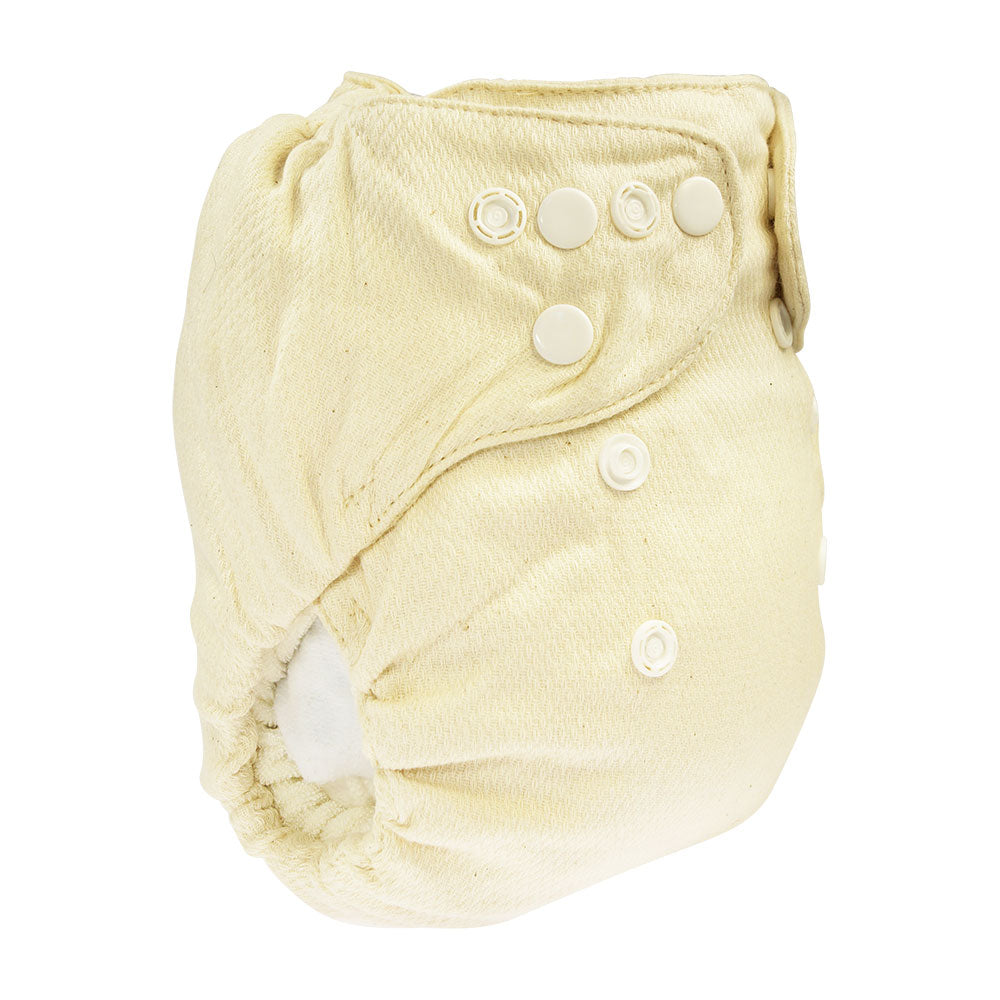 Blümchen - Birdseye-Höschenwindel (Nachtwindel) - Bio-Baumwolle