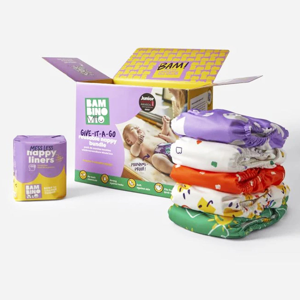 Bambino Mio - Revolutionäre wiederverwendbare Windel - Probier Box - Bold