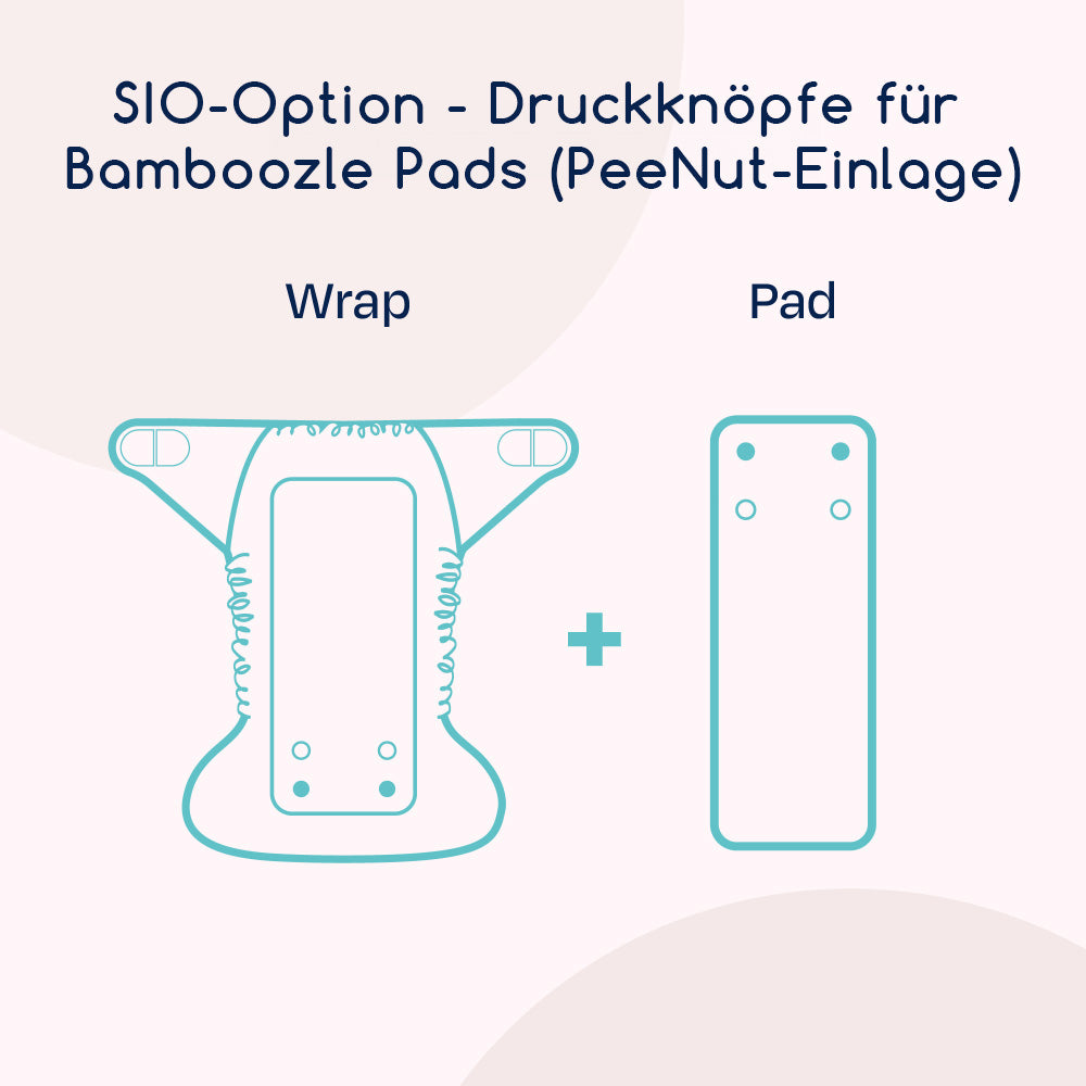 TotsBots - Bamboozle Wrap (PeeNut) Überhose AI2 - One Size (4-16 kg)