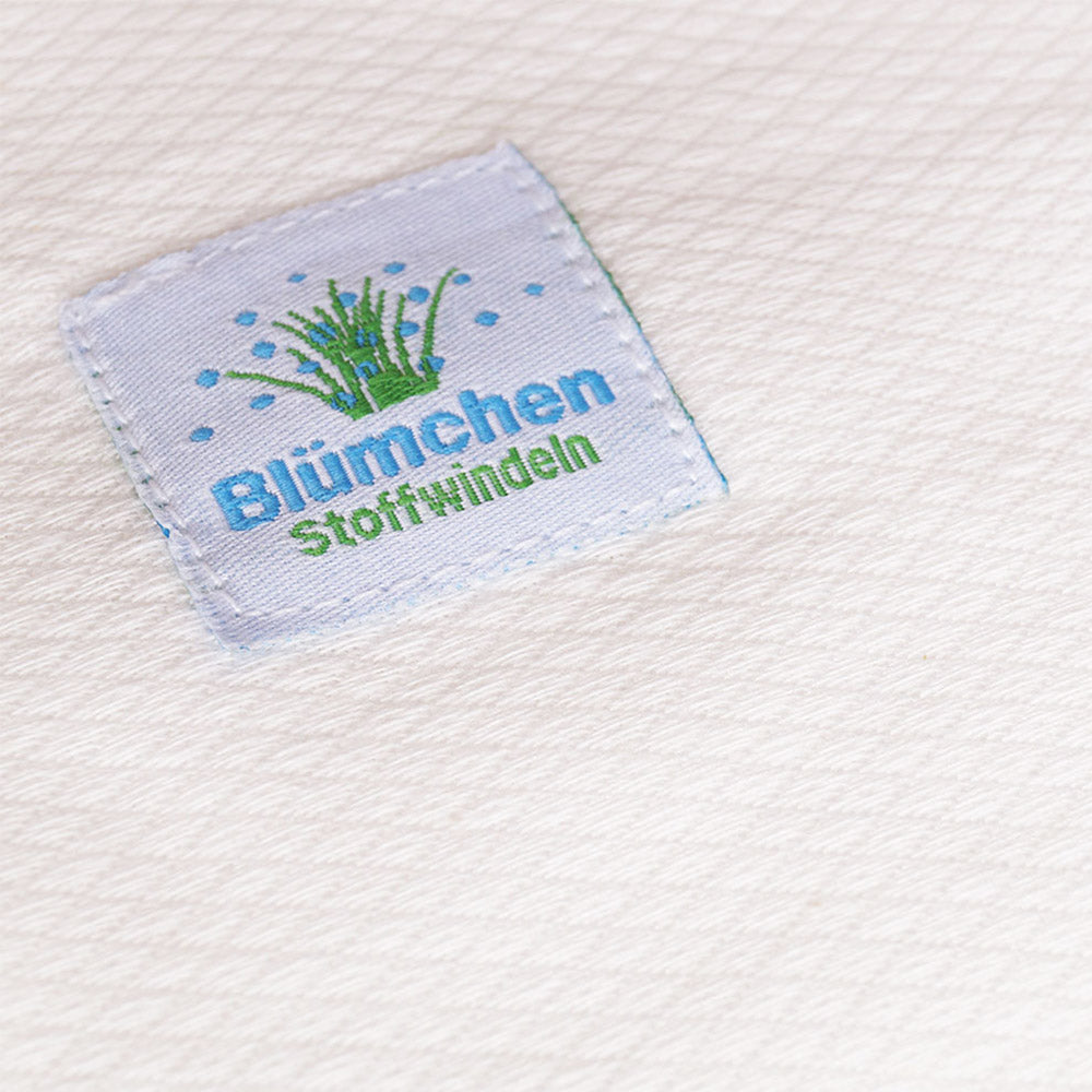 Blümchen - Birdseye Prefold-Wickeltücher (100% Bio-Baumwolle) - 5 Stück