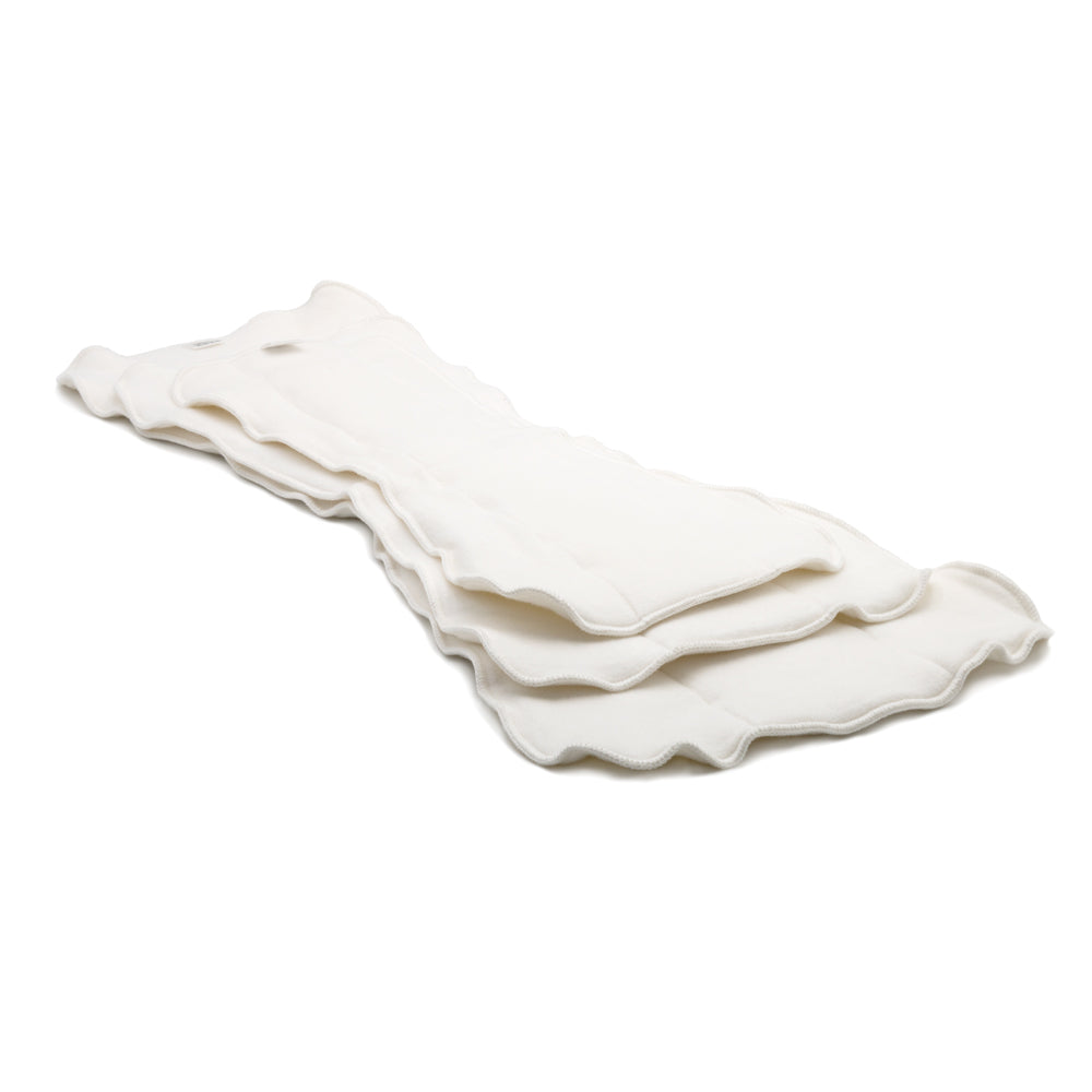 Blümchen Saugeinlage für Jugend- & Erwachsenenwindel aus Bio-Baumwolle (XS, S, L)