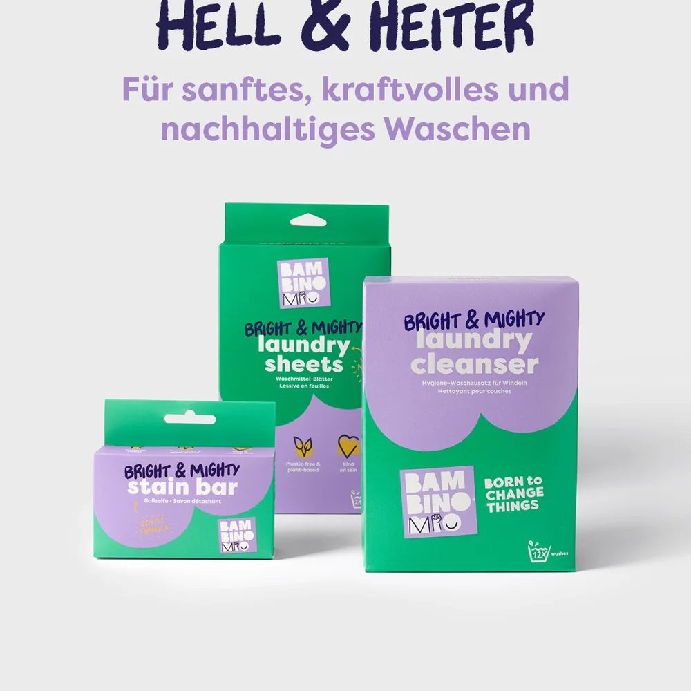 Bambino Mio - Bright & mighty Waschblätter (ohne Duftstoffe)