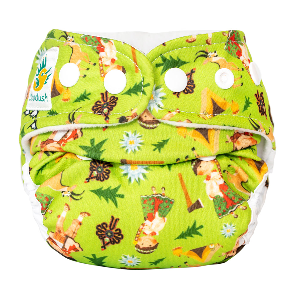 Doodush - V2.0 Überhose mit Laschen - Green Mountains (Berglandschaft)