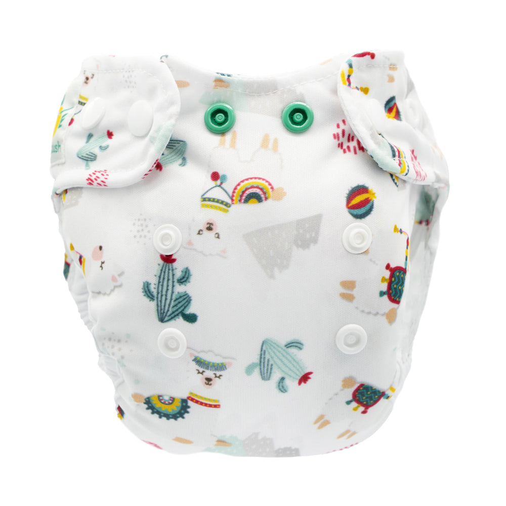 Doodush - V2.0 Überhose mit Laschen - White Llamas (Lamas)