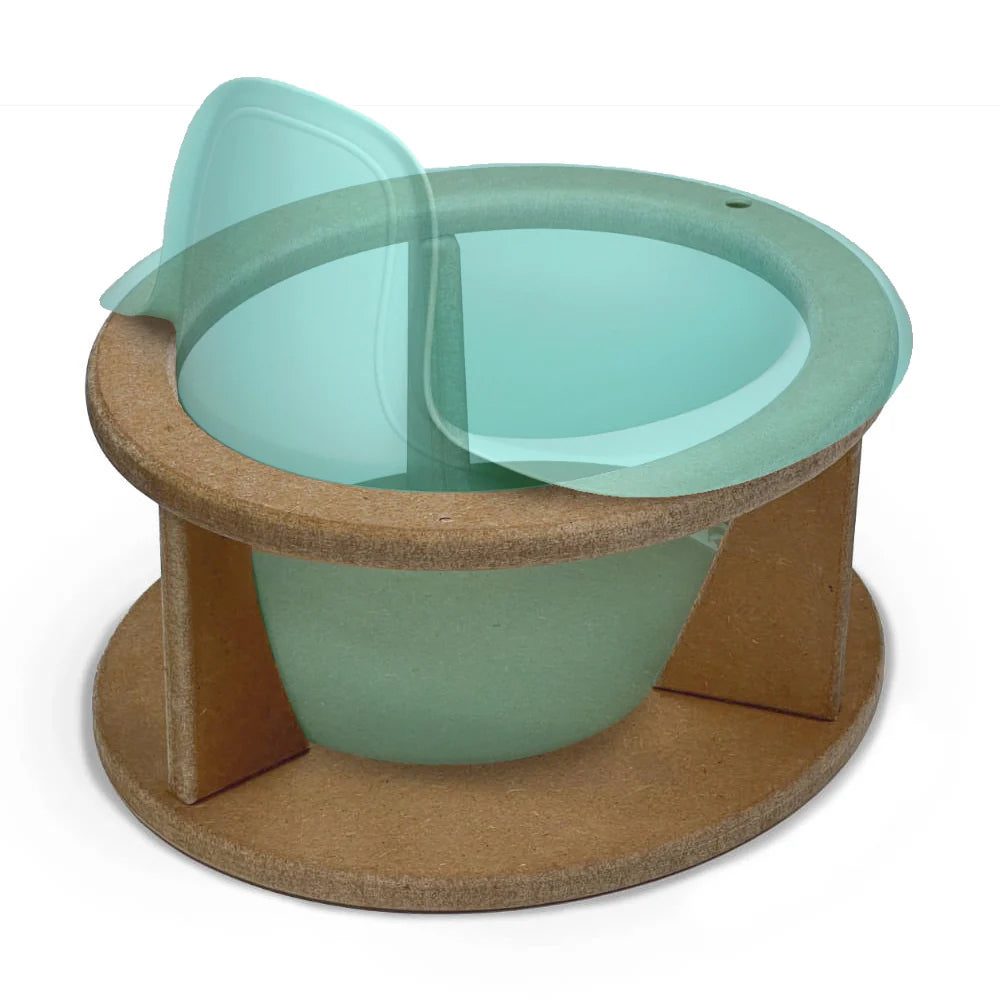 Easypisi - Bömmi Windelfrei Töpfchen Schemel - aus Recycling-Material