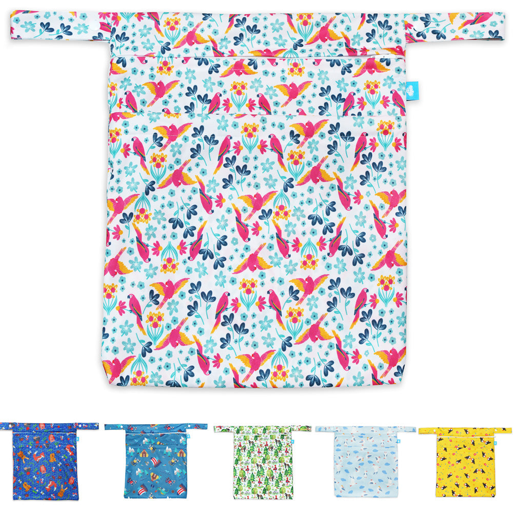 Little Clouds - doppelte Nasstasche mit Trockenfach (Wet & Drybag) - Gr. L (53x44 cm)