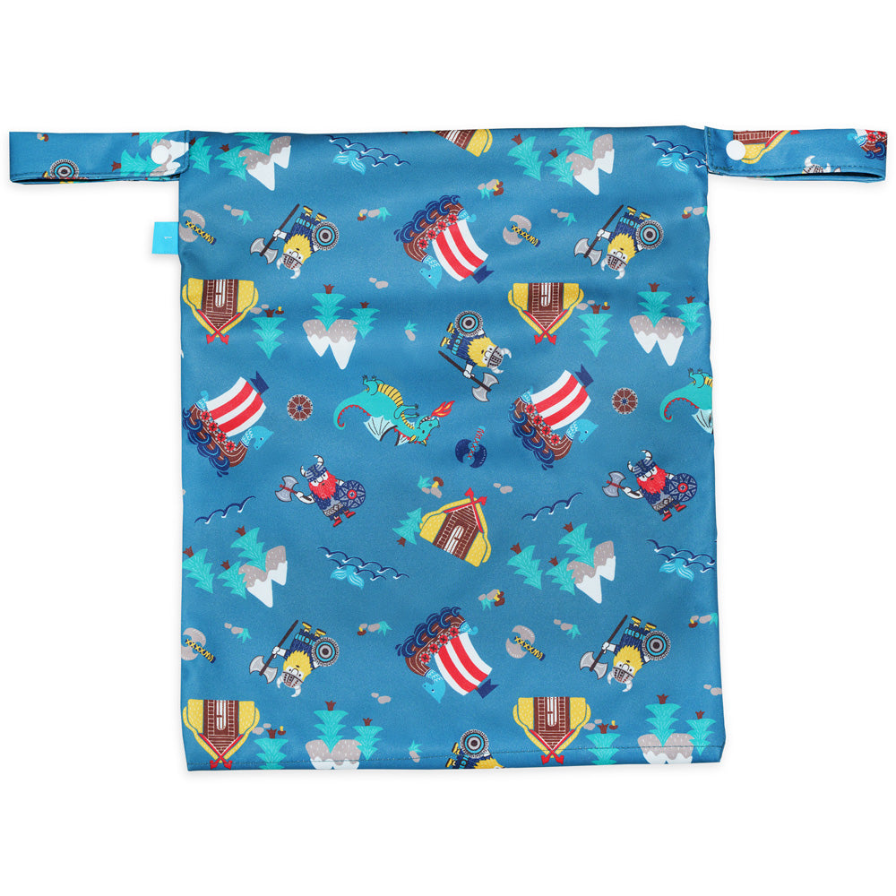 Little Clouds - doppelte Nasstasche mit Trockenfach (Wet & Drybag) - Gr. L (53x44 cm)