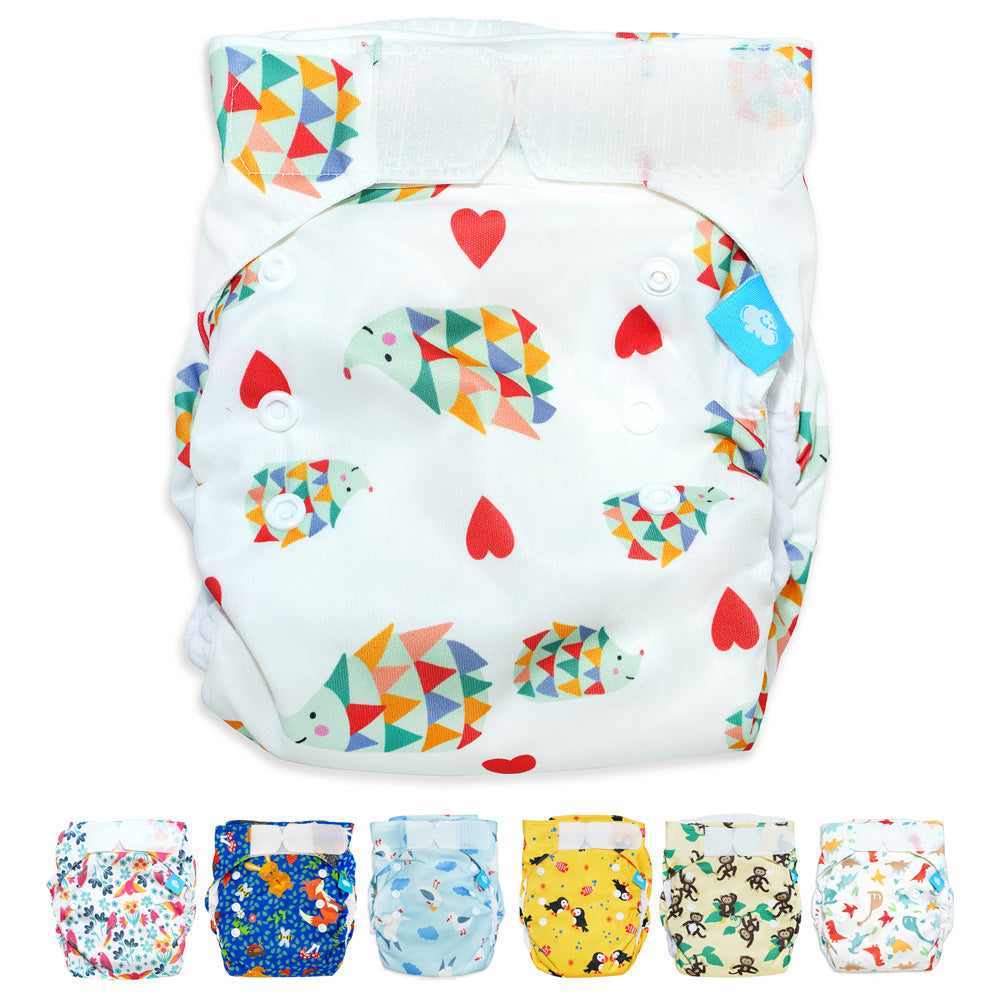 Little Clouds - SuperCloud - AIO (Newborn (3,5-7 kg) - Probierbox (5 Stück & Zubehör)