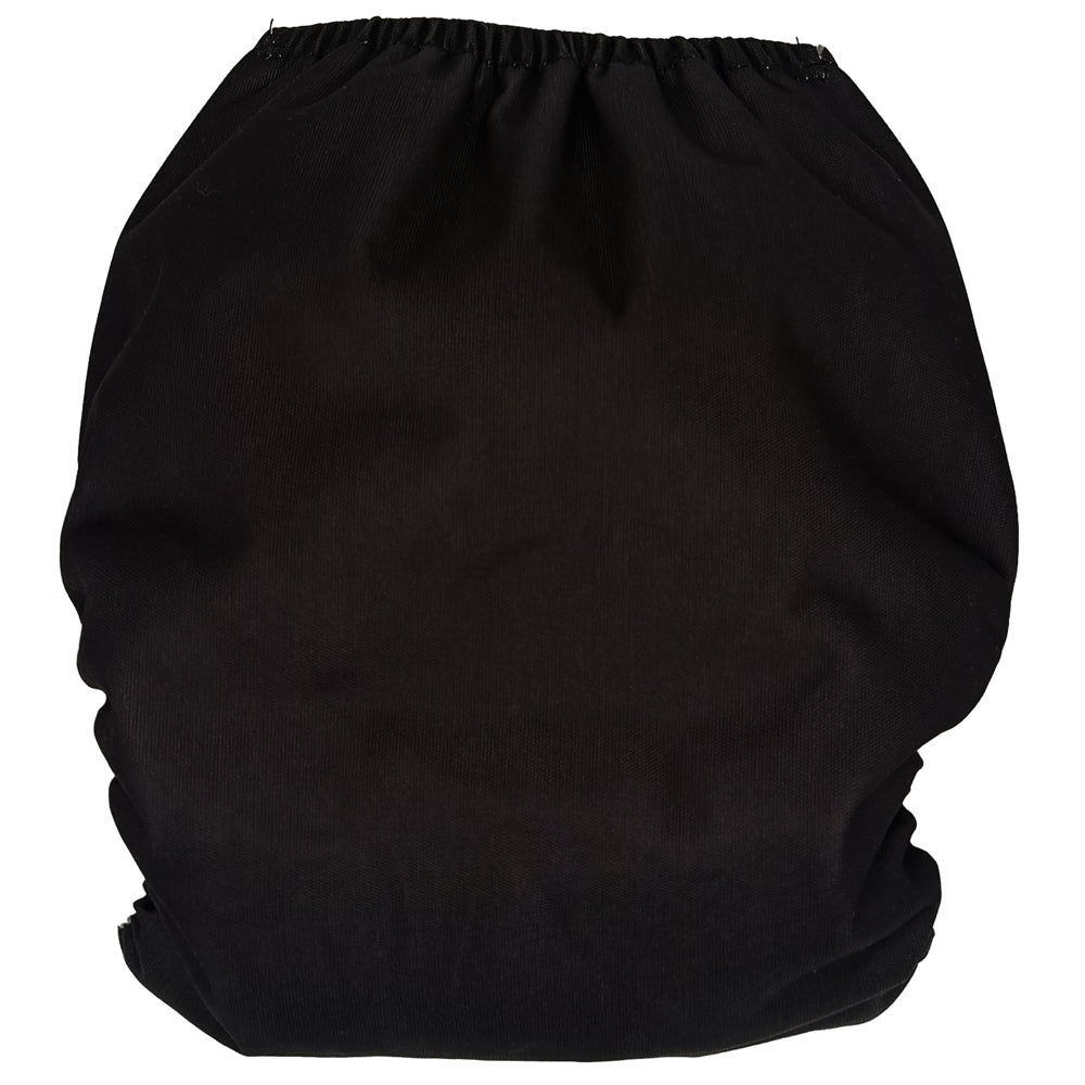 Little Clouds - Überhose (Prefold) - Black | Gold Edition