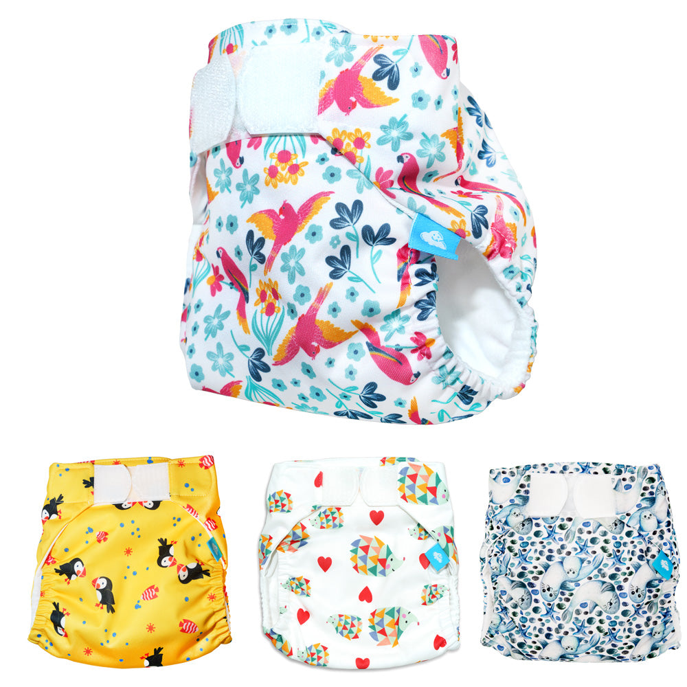 Little Clouds - SwimCloud - Schwimmwindel (Badewindel) - Größe 1 (4-9 kg)