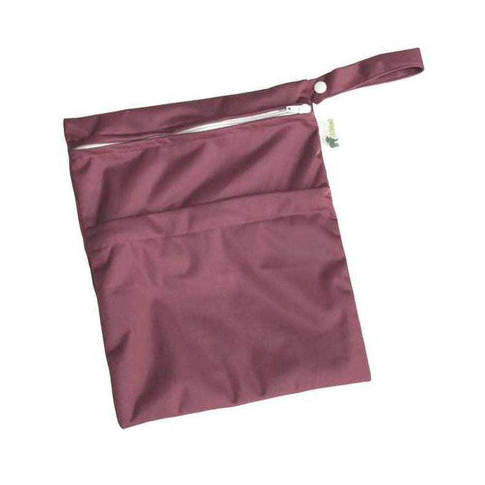 Little Lamb - Nasstasche mit Trockenfach - Wetbag mit Schlaufe - Gr. M (26x28 cm)