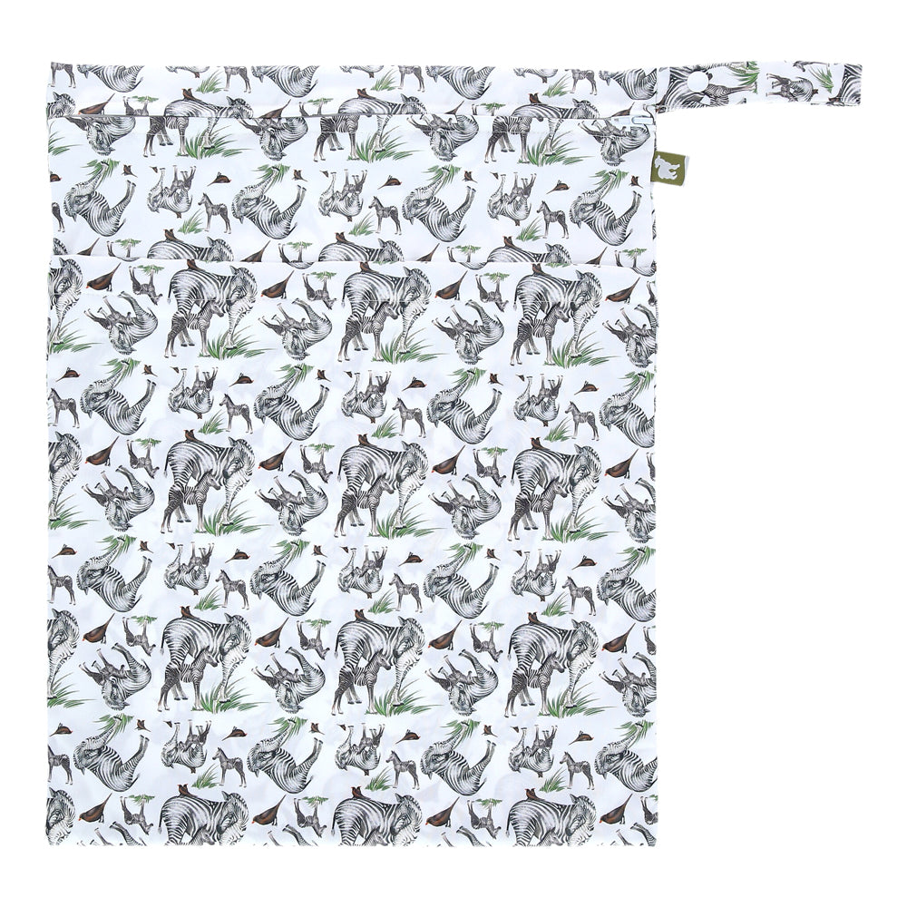 Little Lamb - Nasstasche mit Trockenfach - Wetbag mit Schlaufe - Gr. L (33x46 cm)