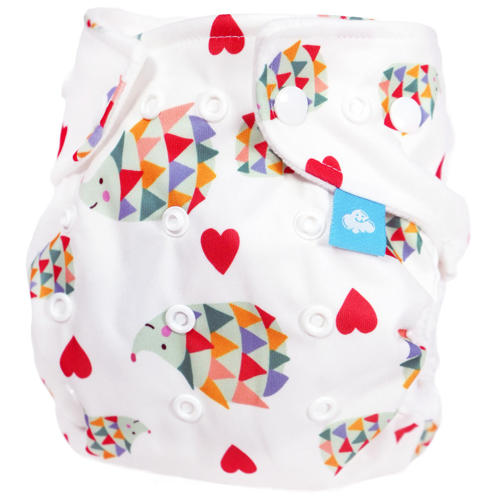 Little Clouds - Überhose (Prefold) - Hedgehogs (Igel)