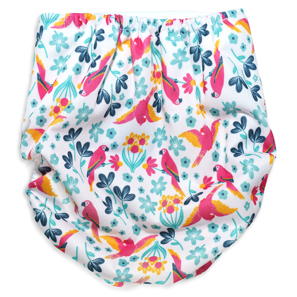 Little Clouds - Überhose (Prefold) - Parrots (Papageien)