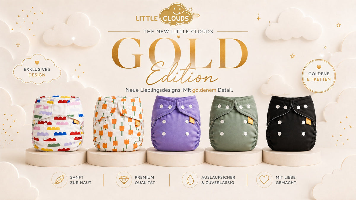 Little Clouds Gold Edition Stoffwindeln entdecken