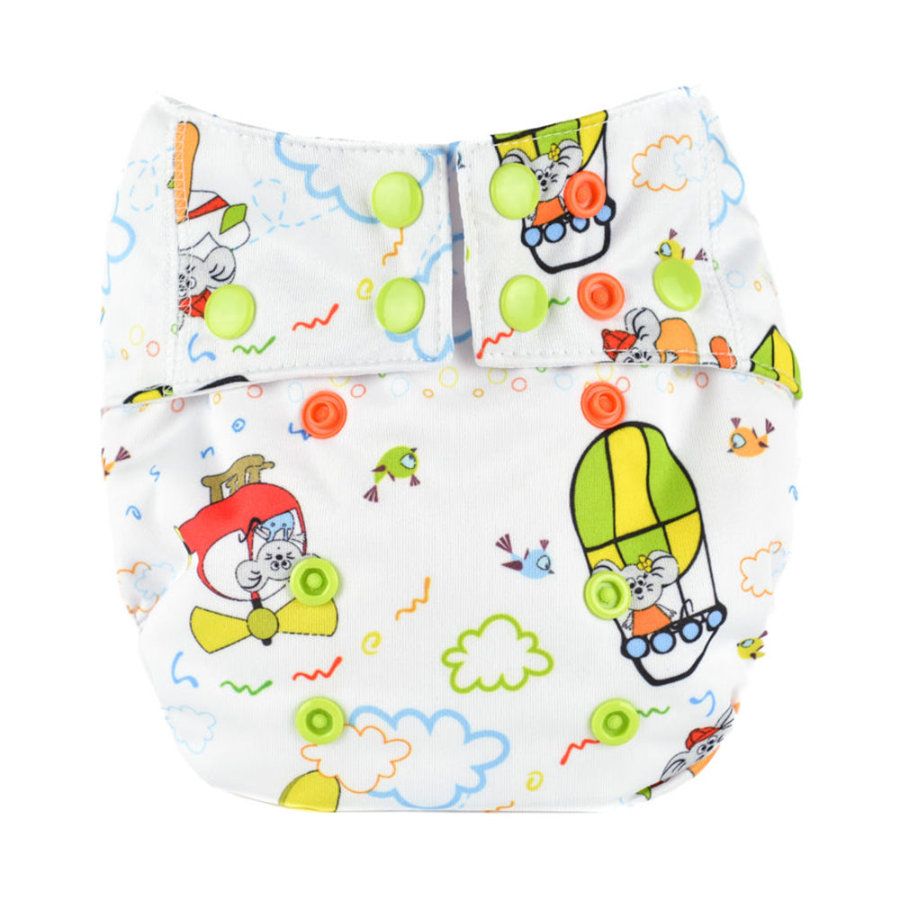 Mommy Mouse AIO (All in One) Stoffwindel - One Size (6-16kg) - Fly