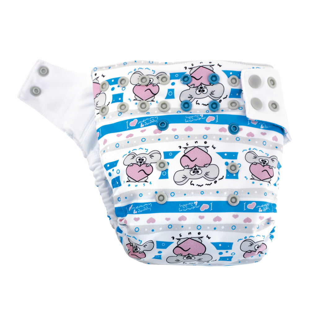 Mommy Mouse - Komplettwindel (AIO) - One Size (6-16 kg) - My Sweetheart