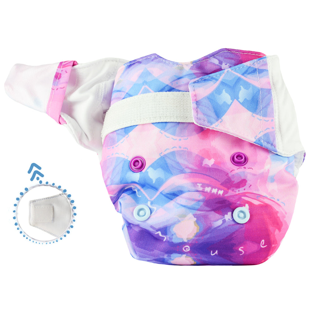 Mommy Mouse - Komplettwindel (AIO) - Newborn (2,5-7 kg) - Aurora