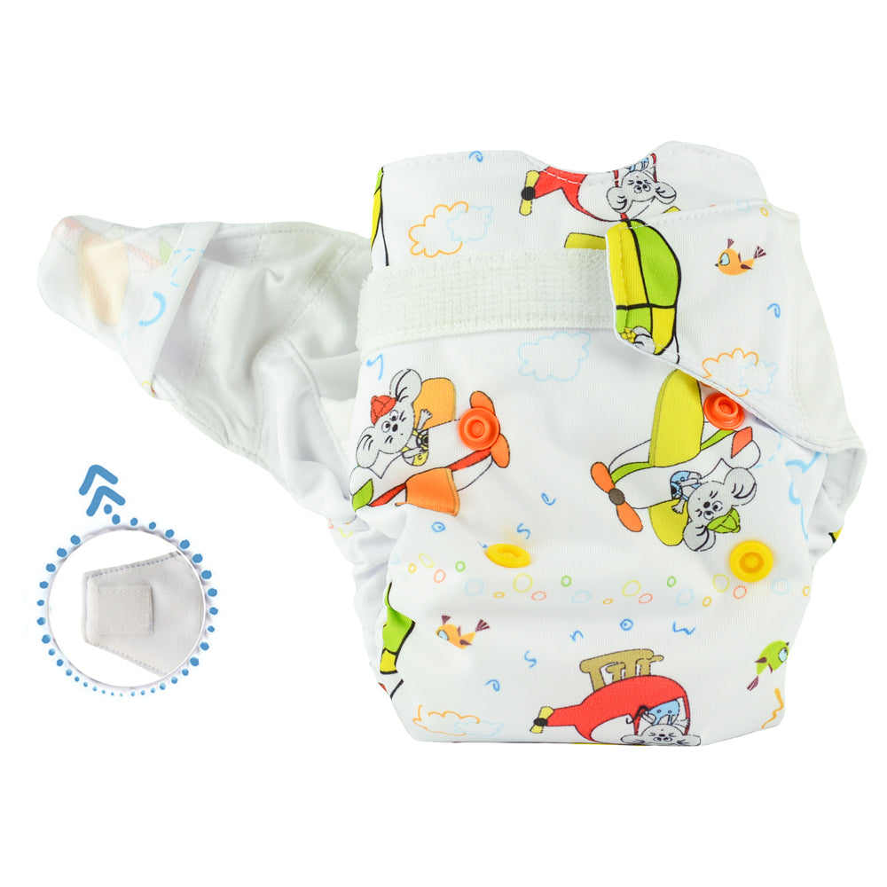 Mommy Mouse - Komplettwindel (AIO) - Newborn (2,5-7 kg) - Fly