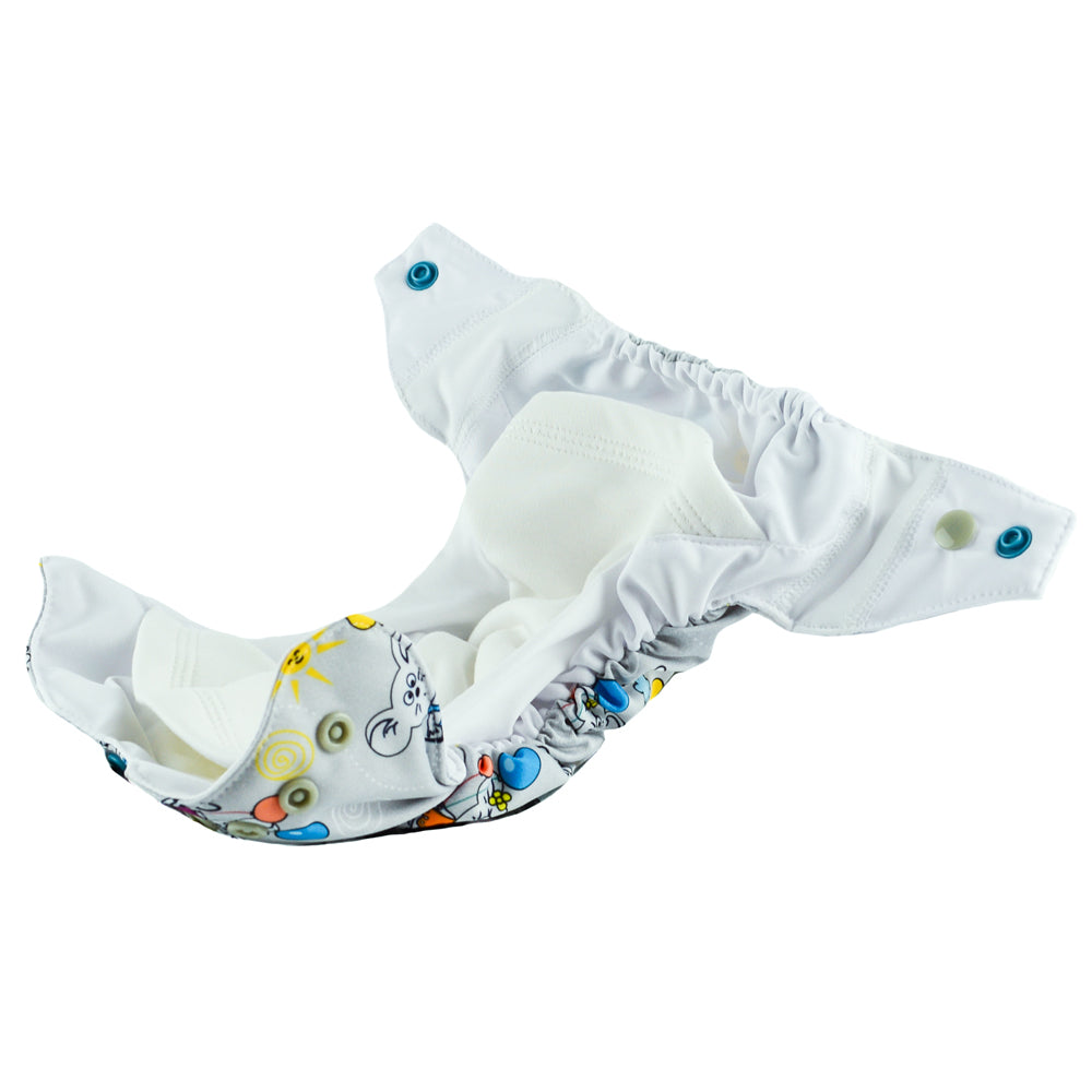 Mommy Mouse - Komplettwindel (AIO) - Newborn (2,5-7 kg) - Little Baloon