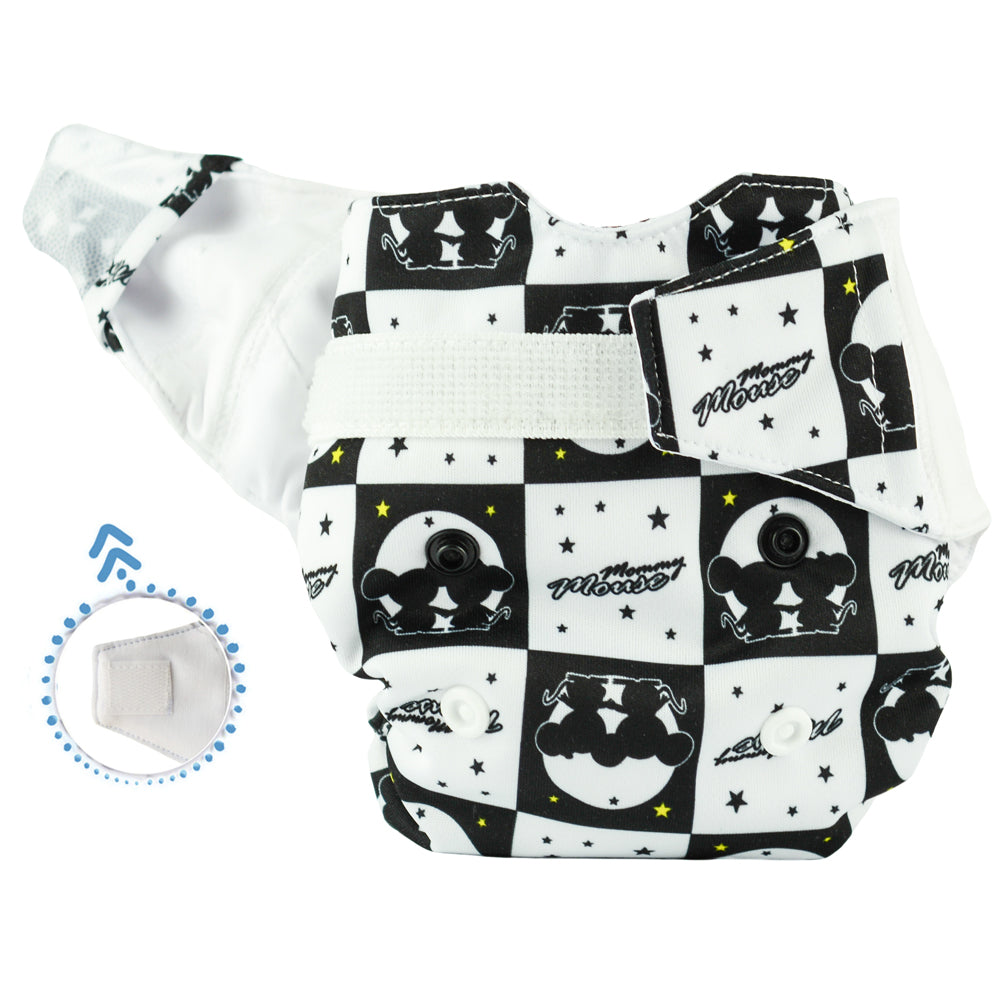 Mommy Mouse - Komplettwindel (AIO) - Newborn (2,5-7 kg) - Luna