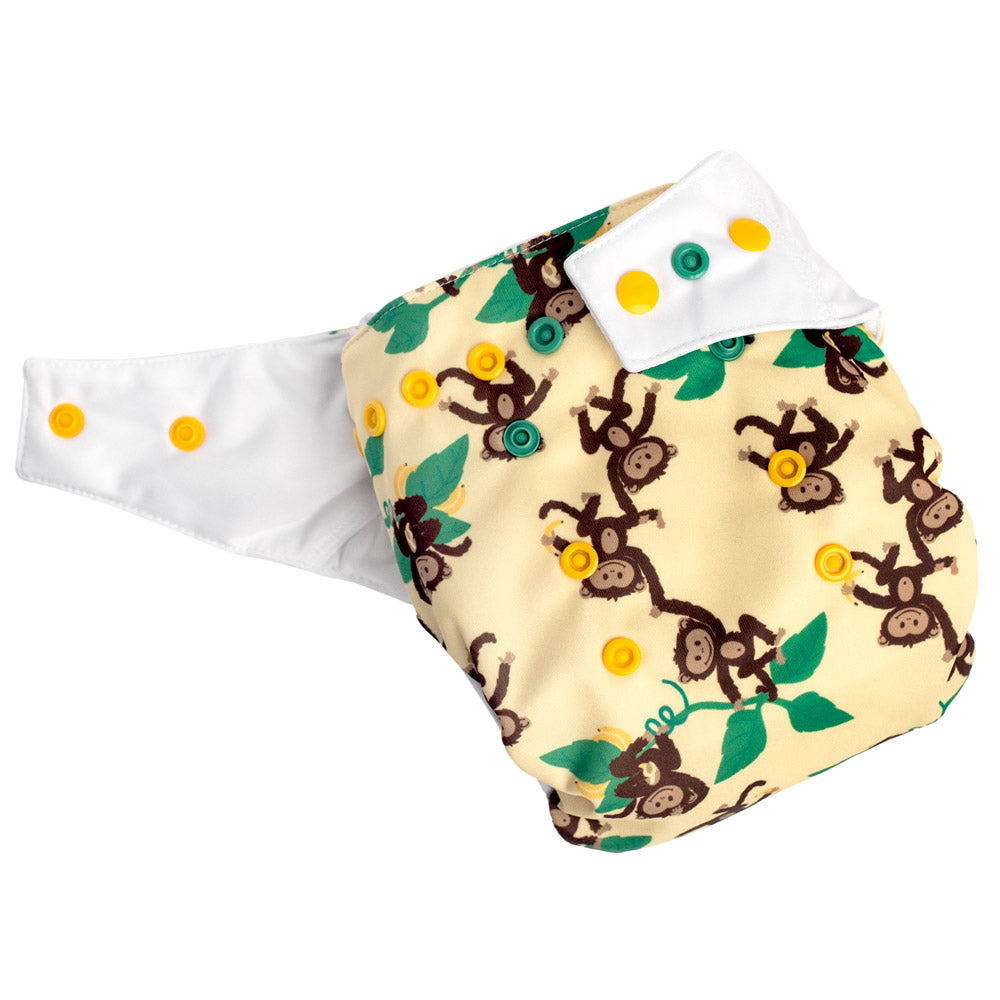 Mommy Mouse - SIO-Überhose (weiche Beinbündchen) - One Size - Affen