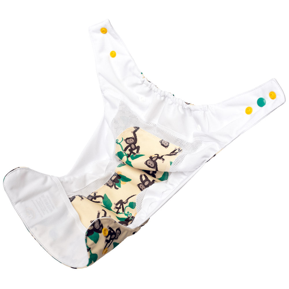 Mommy Mouse - SIO-Überhose (weiche Beinbündchen) - One Size - Affen