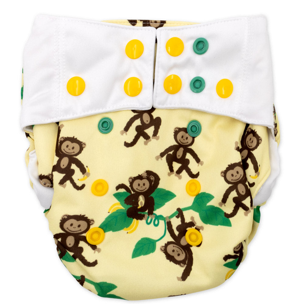 Mommy Mouse SIO-Überhose (Snap in One) - ohne Einlagen - One Size - Affen