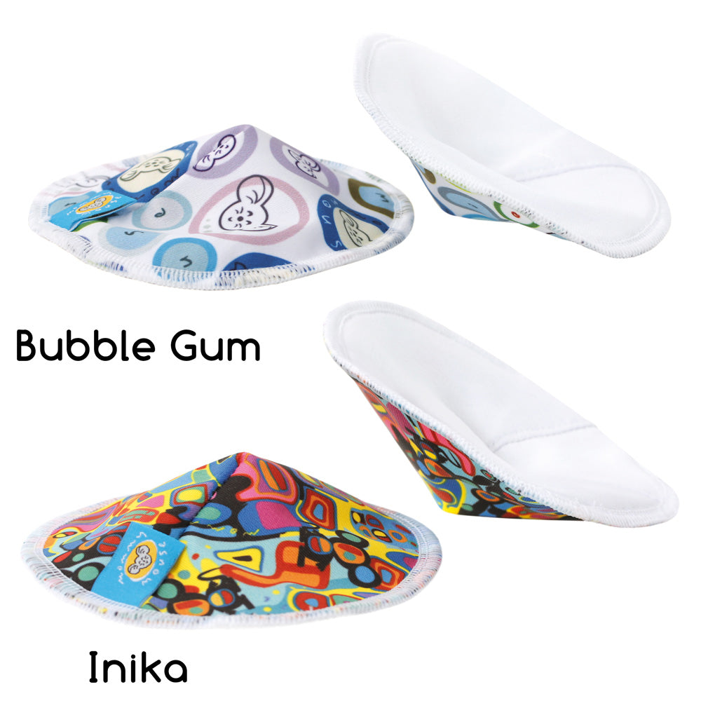 Mommy Mouse - waschbare Stilleinlage (Bio Baumwolle) - 2 Stück