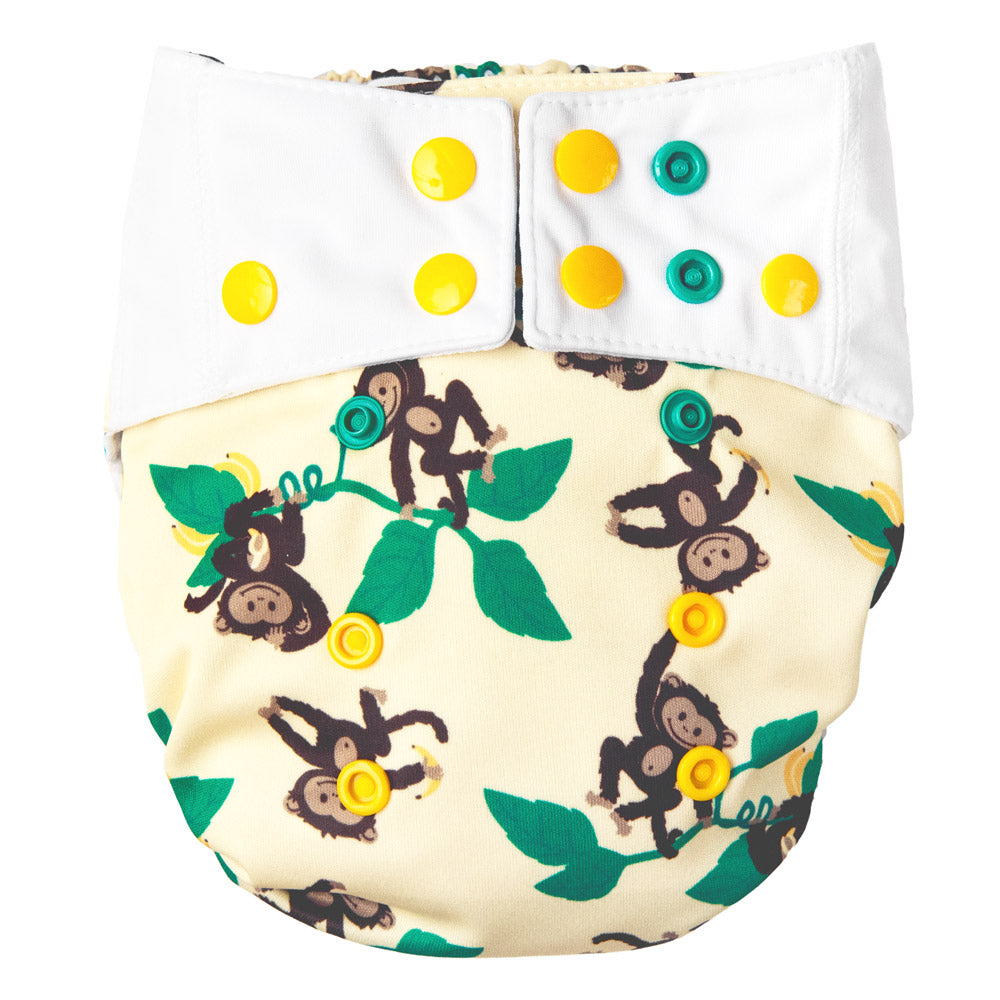 Mommy Mouse - Überhose (Newborn, One Size, XL) - Affen