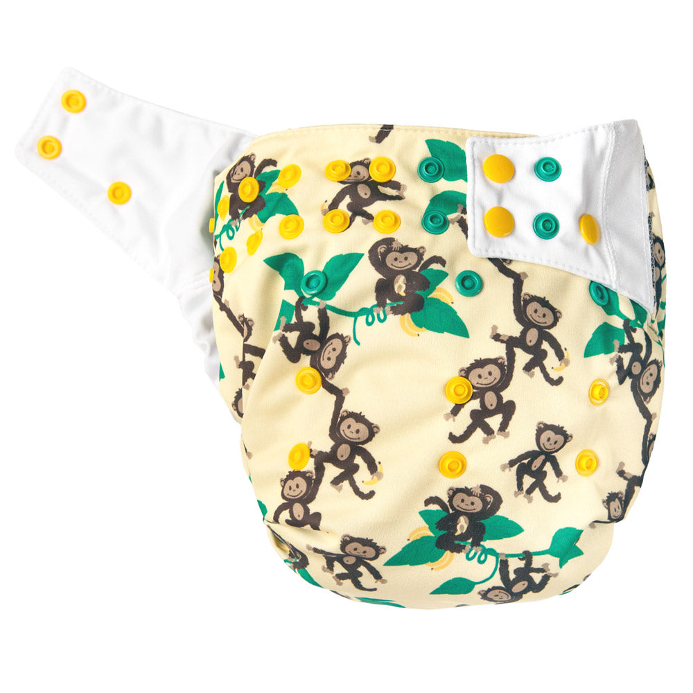 Mommy Mouse - Überhose (Newborn, One Size, XL) - Affen