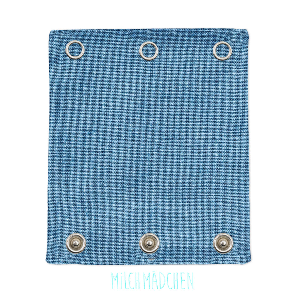 Milchmädchen - Bodyerweiterung (Bodyverlängerung) - Blau - Einzeln (alle Größen)