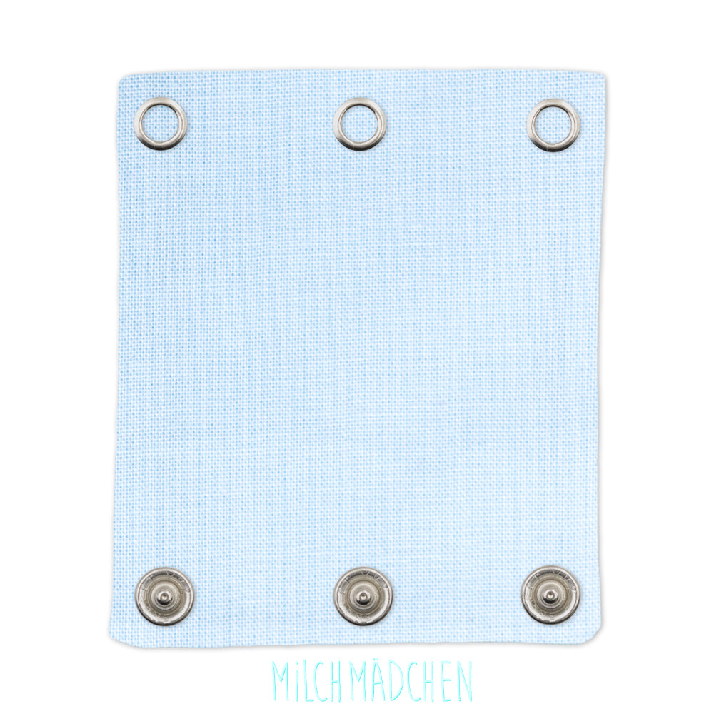 Milchmädchen - Bodyerweiterung (Bodyverlängerung) - Hellblau - Einzeln (alle Größen)