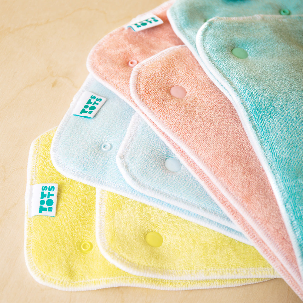 TotsBots - Bamboozle Pads (PeeNut) - Bambusviskose Saugeinlagen SET (Newborn + One Size)