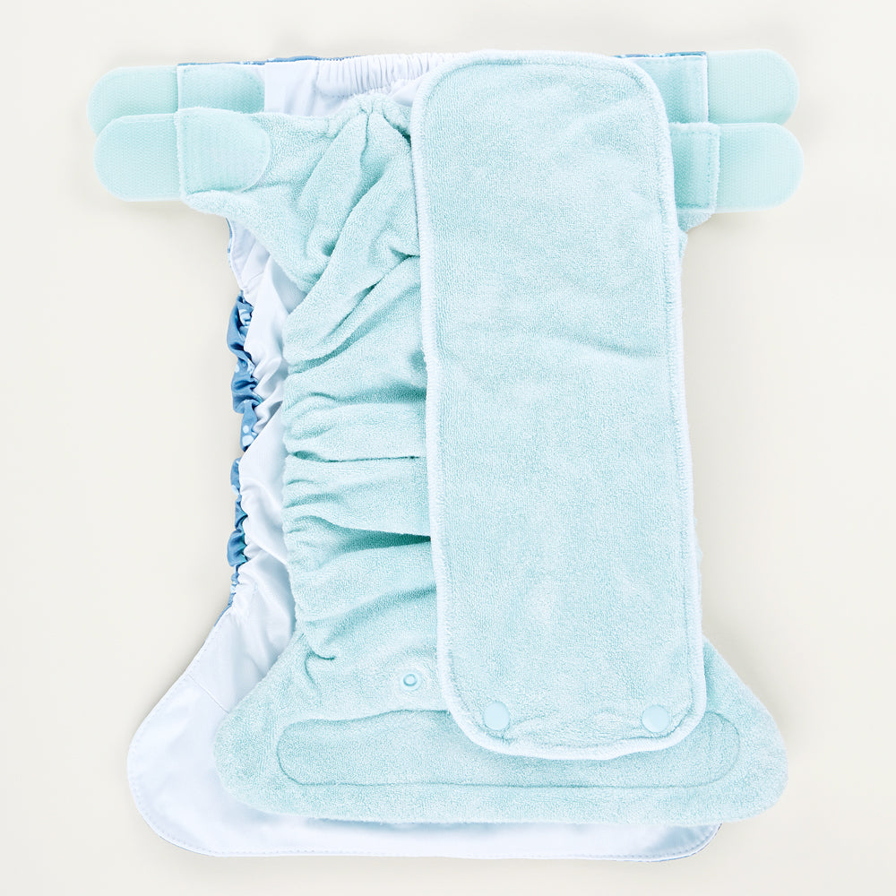 TotsBots - Bamboozle Pads (PeeNut) - Bambusviskose Saugeinlagen SET (Newborn + One Size)