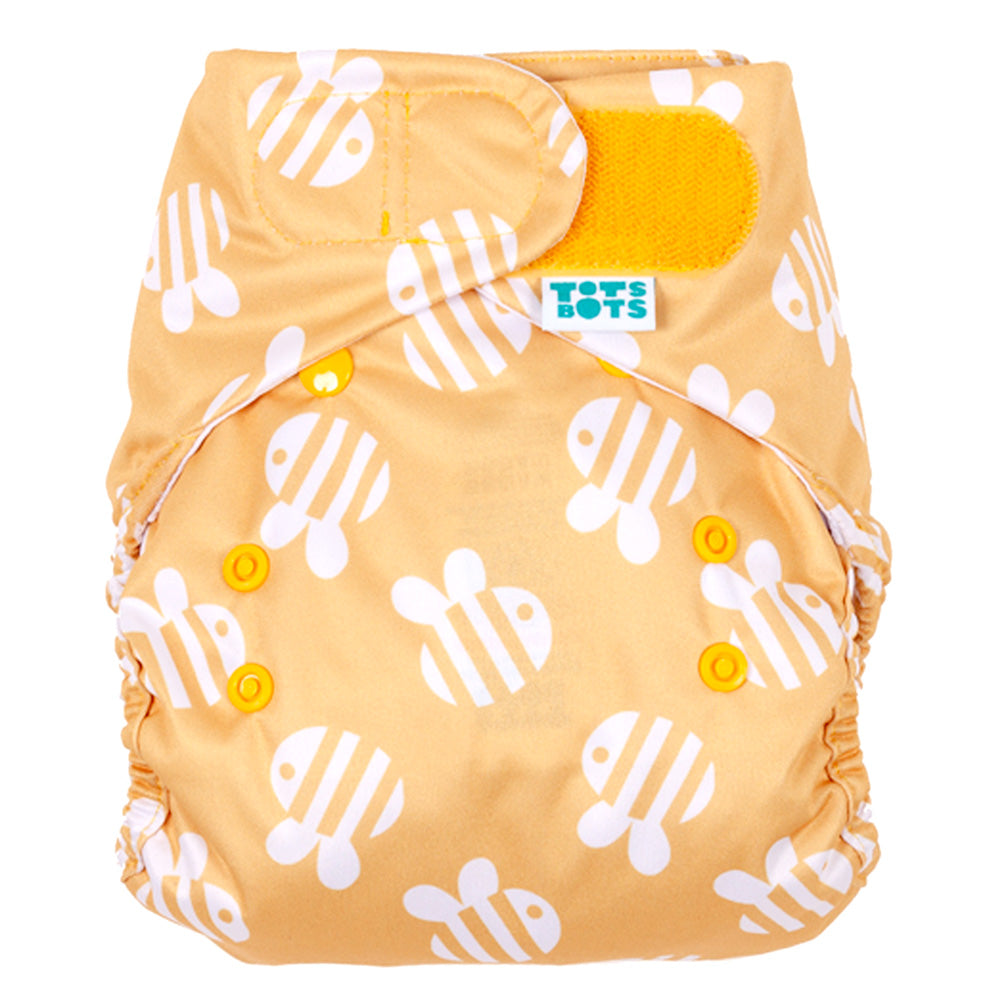 TotsBots Bamboozle Wrap - PeeNut - Überhose AI2 - mit Laschen - Newborn