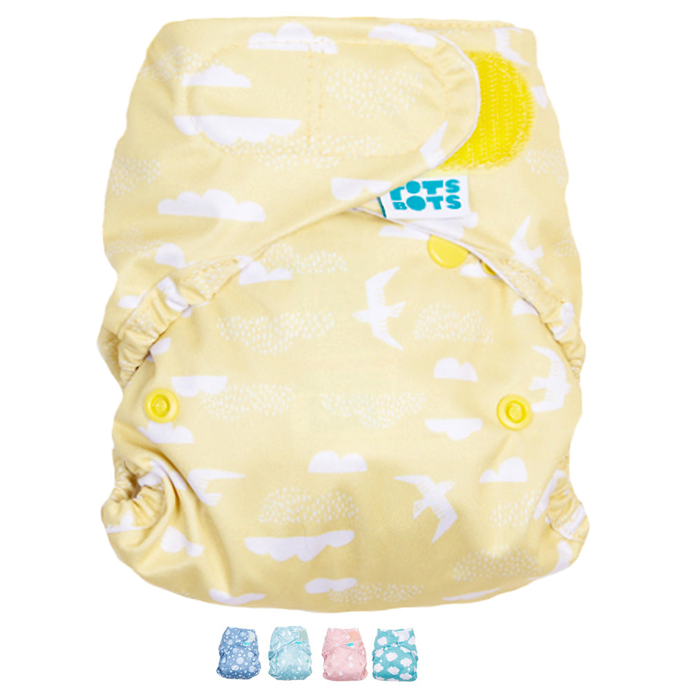 TotsBots Bamboozle Wrap - PeeNut - Überhose AI2 - mit Laschen - XL