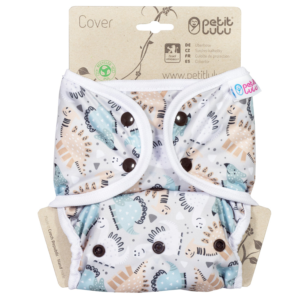 Petit Lulu - Überhose (Prefold) - One Size (5-16 kg) - mit Fleece-Laschen