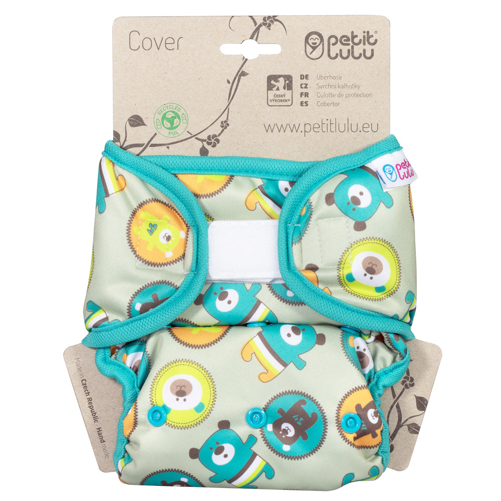 Petit Lulu - Überhose (Prefold) - One Size (5-16 kg) - mit Fleece-Laschen