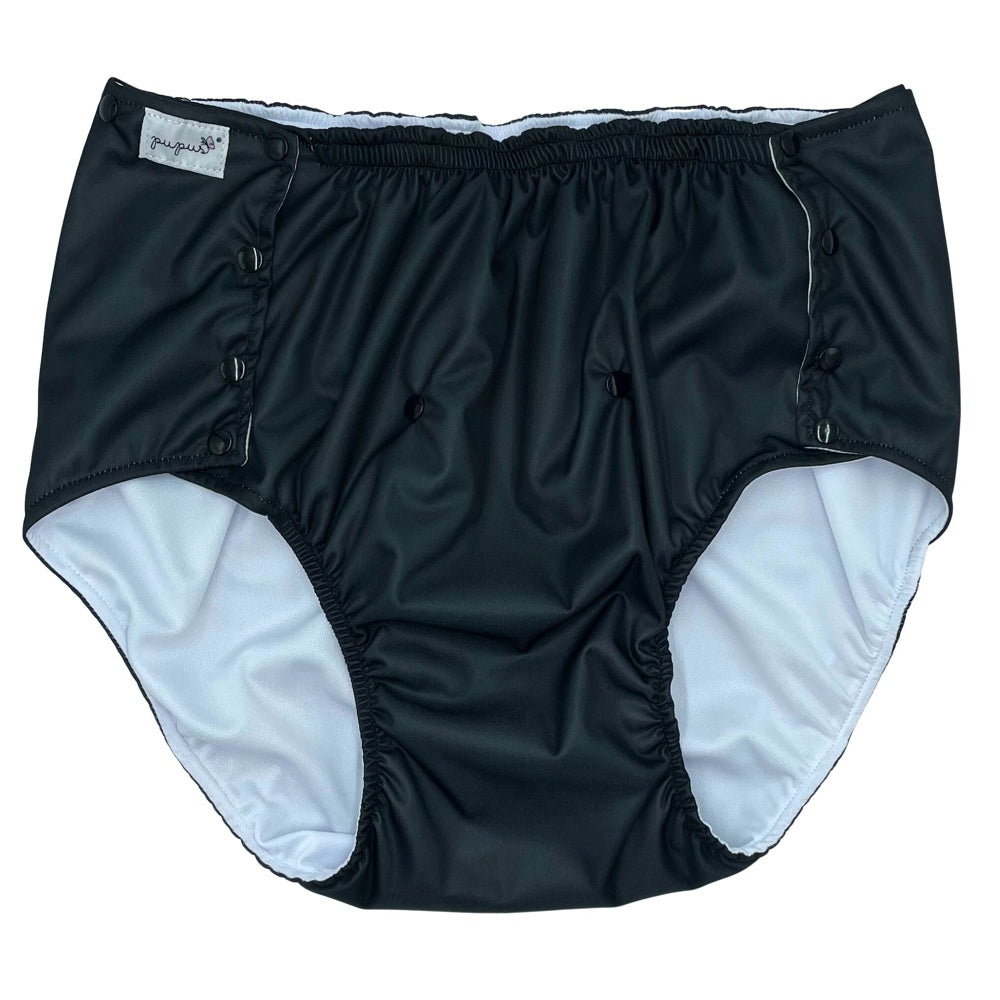 Pupus - Schwimmwindeln für Erwachsene - Schwarz