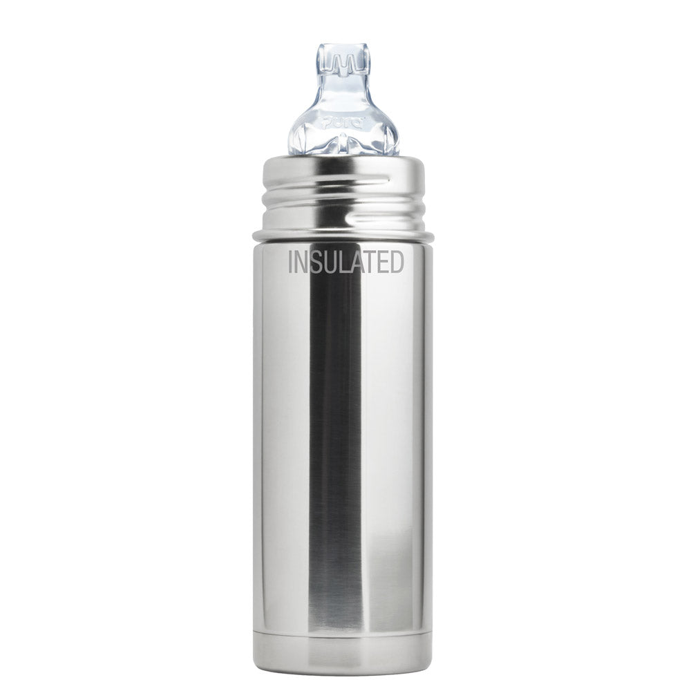 Pura Kiki ISO-Flasche - 250ml - XL Trinklernaufsatz (inkl. Schutzkappe)