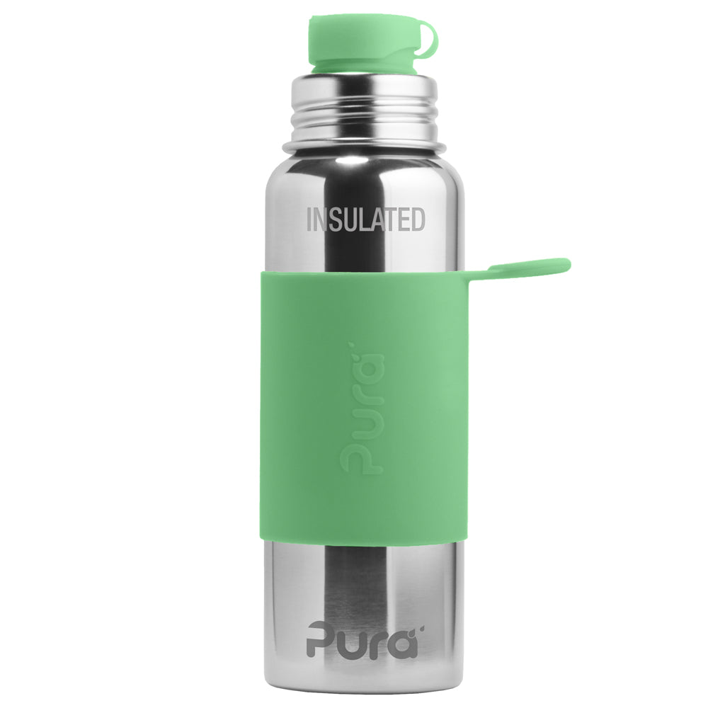 PuraSport™ ISO-Flasche 600ml - BigMouth™ Aufsatz (inkl. Silikonüberzug)