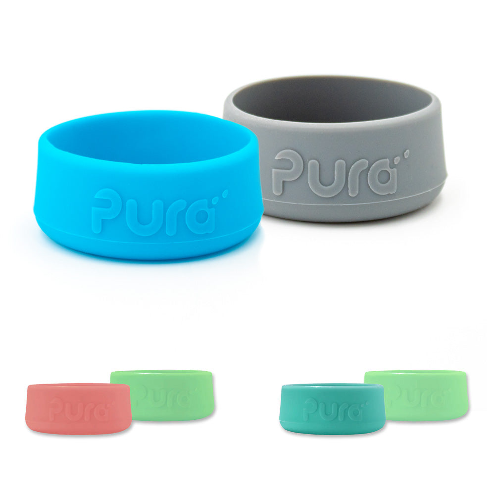 Pura Kiki - Bodenschutz (Bumper) für 150ml bis 325ml Flaschen (je 2 Stück)