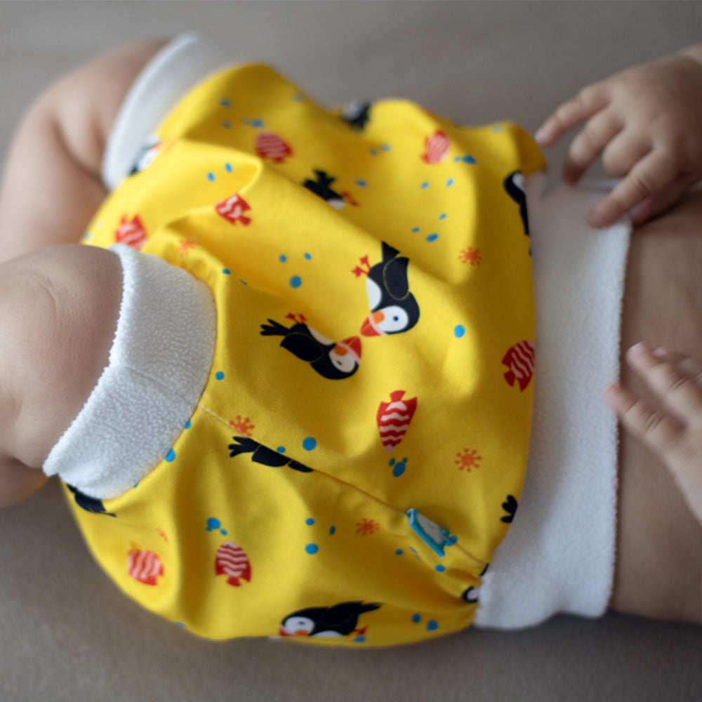 Little Clouds - Überhose V2 (Schlupfhose) - Bambus Panda