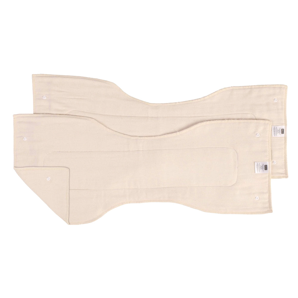 Seneo - anatomische Saugeinlagen (Bio-Baumwolle) - 2 Stück