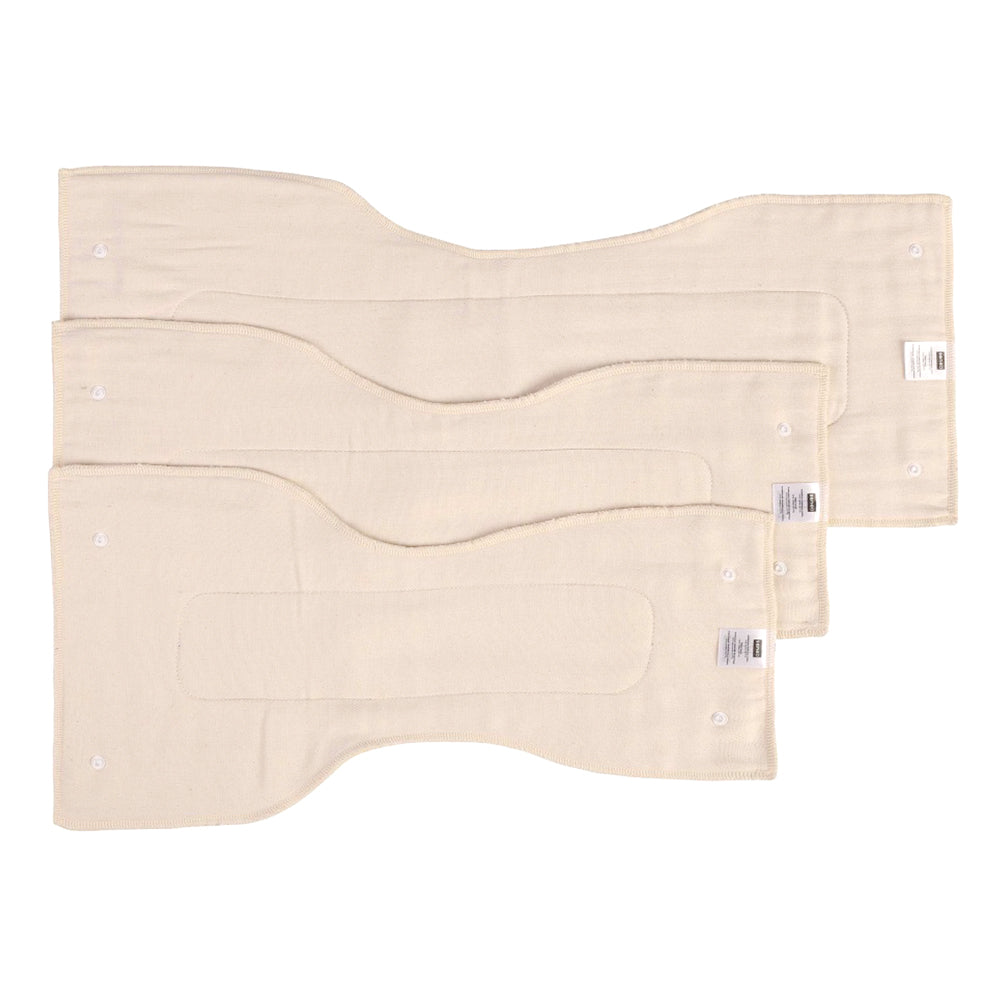 Seneo - anatomisch geformte Saugeinlagen - Bio-Baumwolle - 3 Größen - 2er-Pack