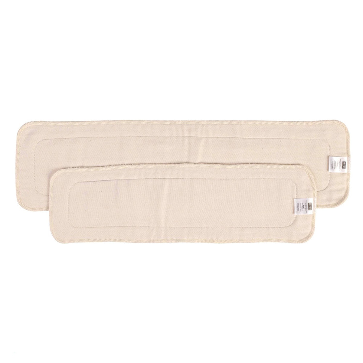 Seneo - zusätzliche Saugeinlagen (Booster) - Bio-Baumwolle - 2 Größen - 2er-Pack