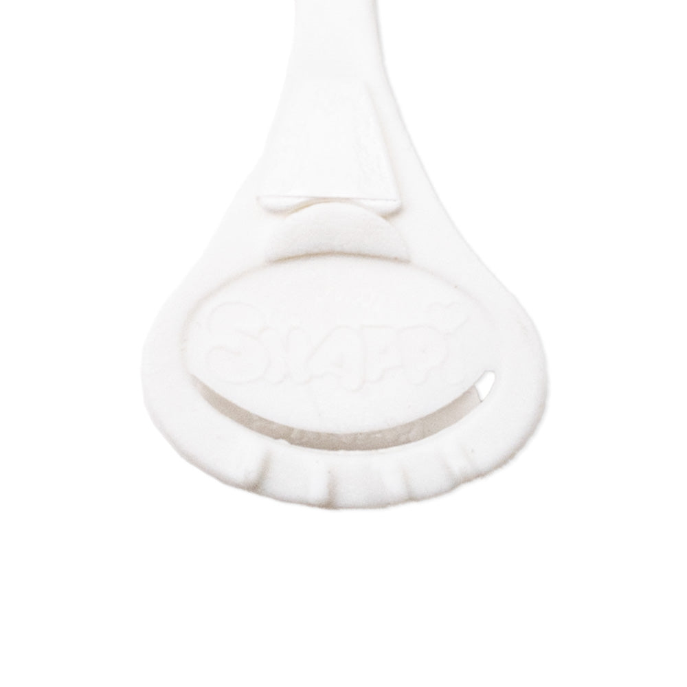 Snappi Windelklammer für Prefolds / Mullwindeln - Größe 2 - (1 Stück) - Weiß