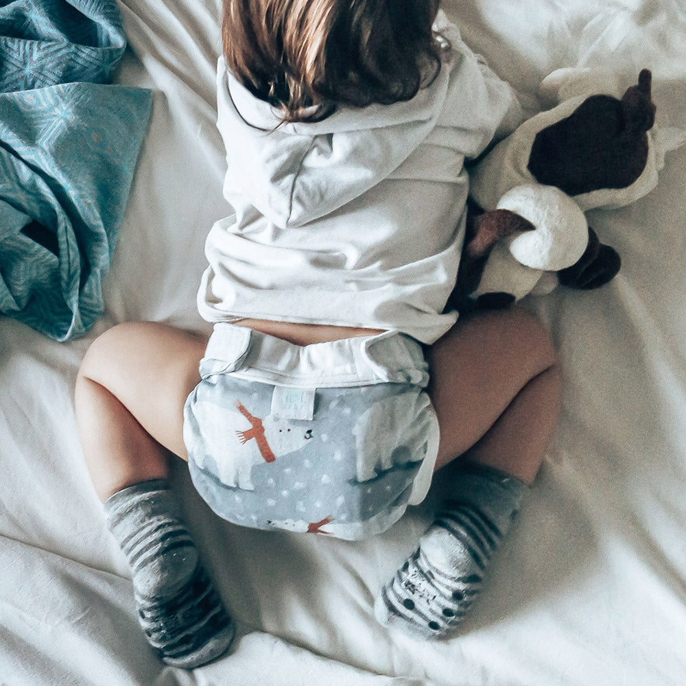 Culla di Teby (AI3) - Bio-Baumwolle Hybridwindel - (EINZELN) - Save the Bears