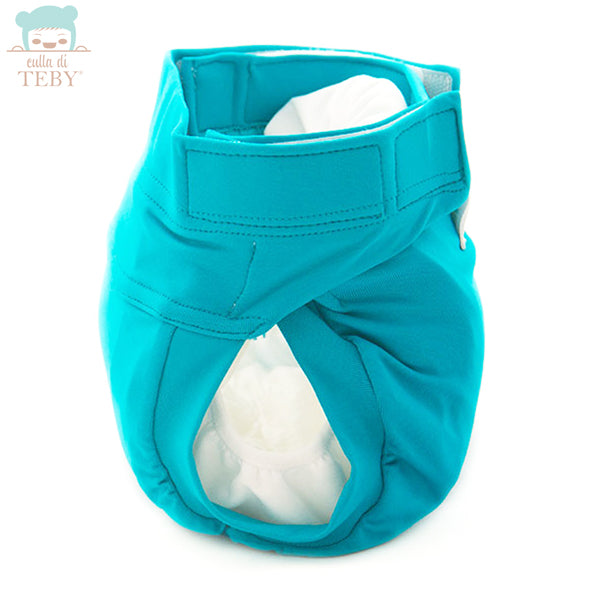 Culla di Teby - "Soft Touch" Überhose - Schwimmwindel - (EINZELN) - Blau